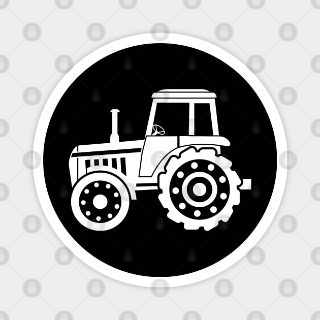 Tractor - Farm tractor driver Magnet by KC Happy Shop